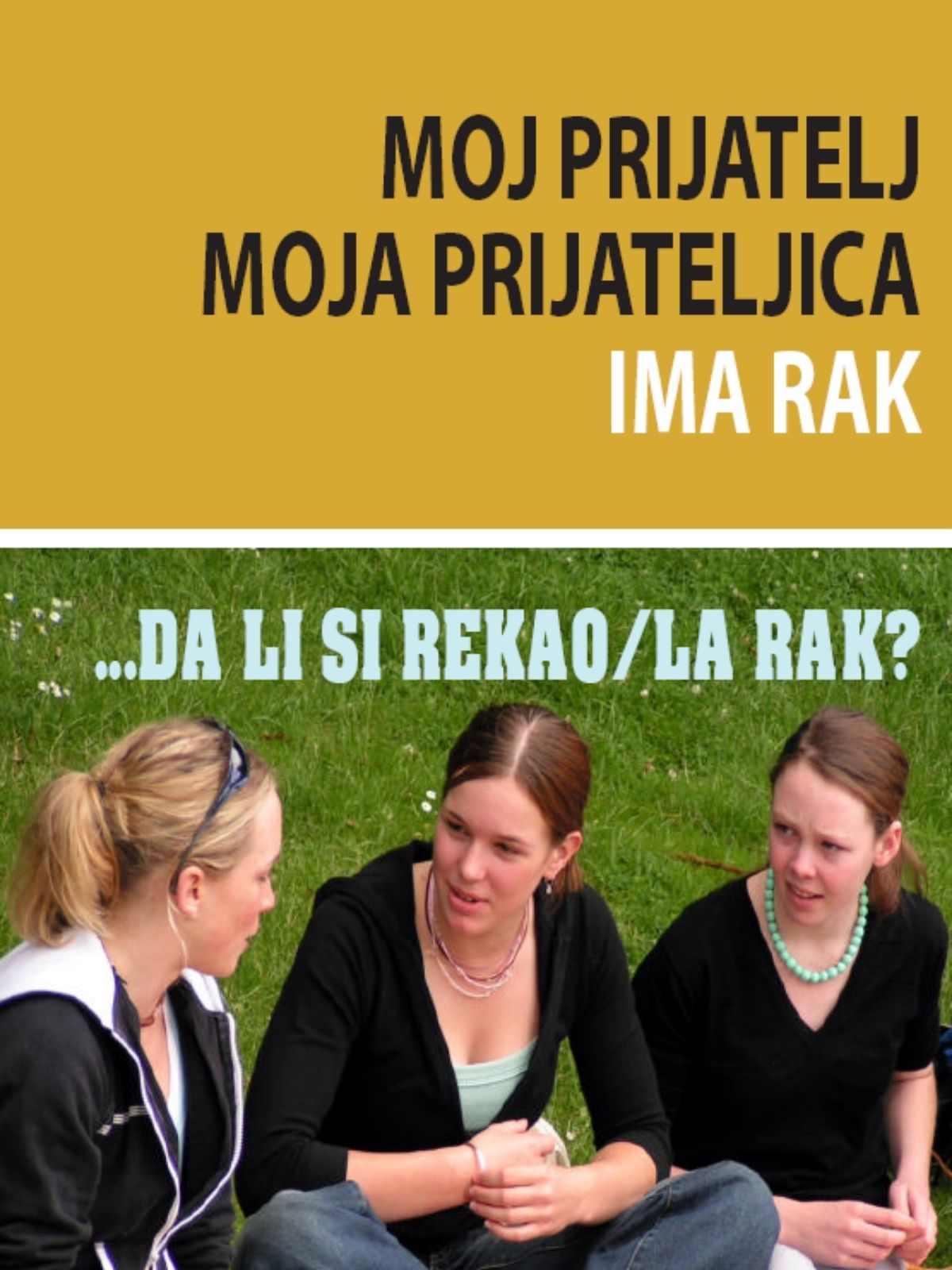 Naslovna: Kad prijatelj ima rak